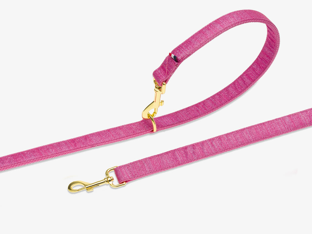 Laisse Chien FELICAN Uni 1cm - Rose